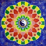 Mandala na podporu vztahů, lásky, zdraví, rovnováhy (tisk)